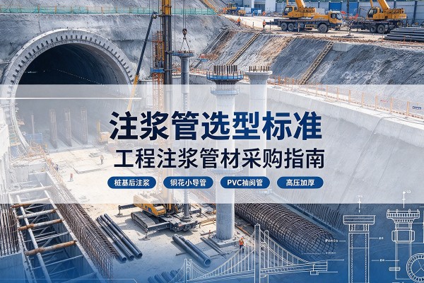 三沙注浆管选型标准