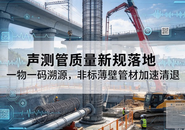 三沙声测管质量新规落地，一物一码溯源，非标薄壁管材加速清退
