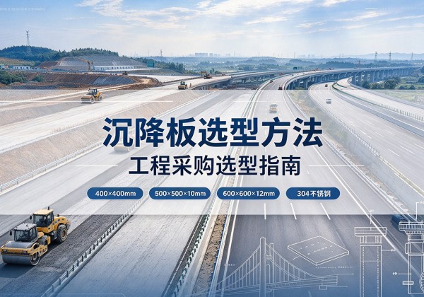 三沙沉降板选择方法